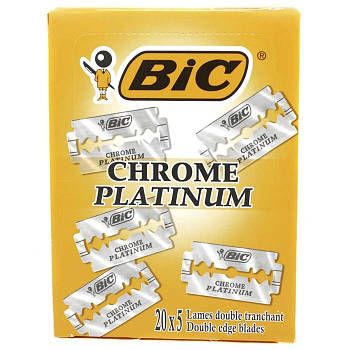 Леза до станка для гоління BIC Chrome Platinum 20х5 шт