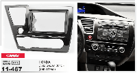 2-DIN переходная рамка HONDA Civic Sedan 2013+ (Left Wheel), CARAV 11-467