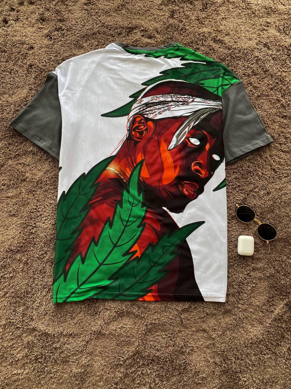 Чоловіча футболка M1070 сіра, фото 1