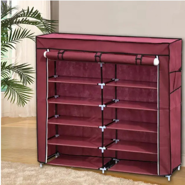 Складной Тканевый Шкаф для Хранения Обуви Полка Стеллаж для Хранения ...