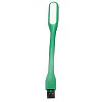 Міні USB LED світильник-лампа для ноутбука, нічник зелений