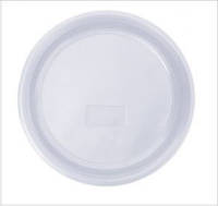 Тарелка мелкая одноразовая, диаметр 20,5см 100шт/уп
