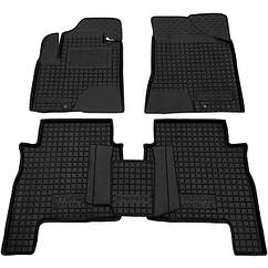 Резинові килимки в салон Hyundai Santa Fe 2006-2010