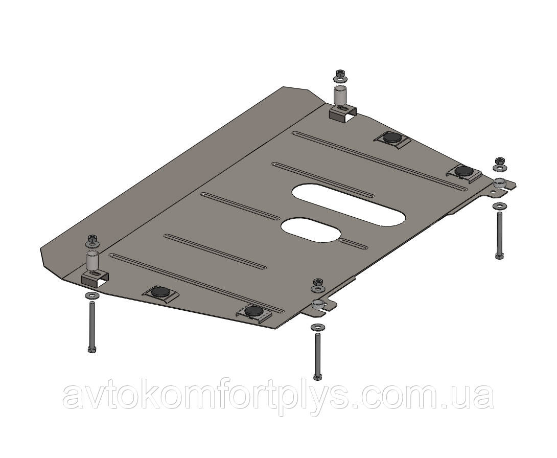 Металева (сталева) захист двигуна (картера) Toyota Camry XV50 (2011-) (всі об'єми), фото 1
