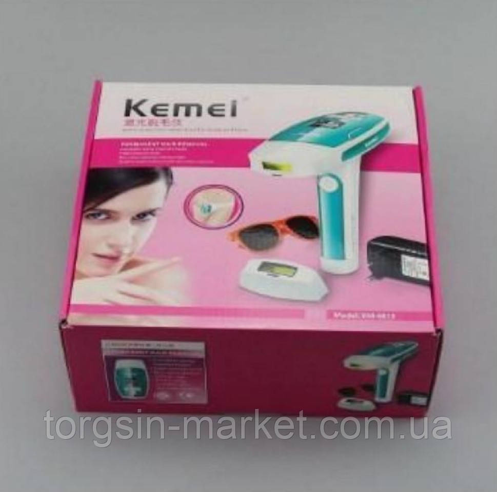 Женский фотоэпилятор Kemei KM-6813,Лазерный эпилятор,Аппарат для эпиляции,TS - фото 1 - id-p1642220465