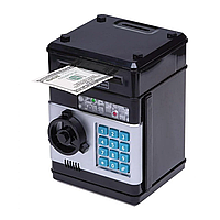 Електронна скарбниця-сейф автомат з кодовим замком і купюроприємником ❏ Копілка для паперових грошей і монет