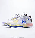 Eur36-46 Nike Kyrie 5 Low White Game Royal Кайрі жіночі чоловічі баскетбольні кросівки, фото 3