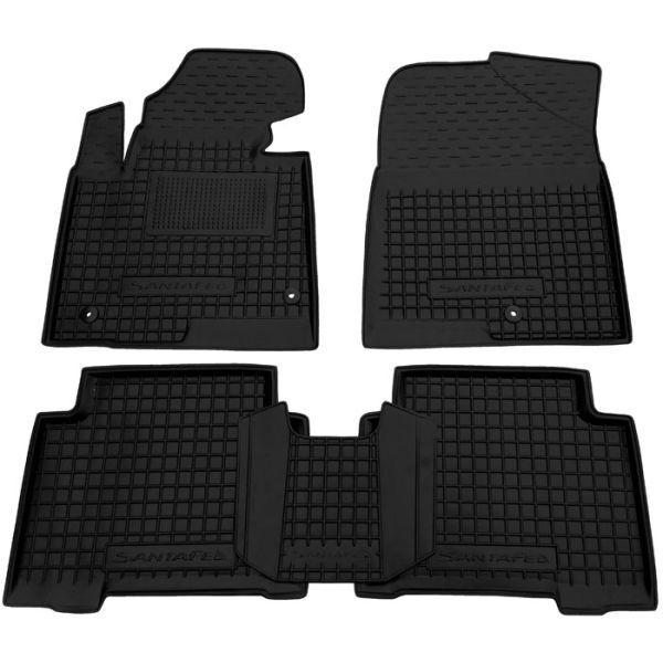 Резінові килимки в салон Hyundai Santa Fe (DM) 2012-, фото 1