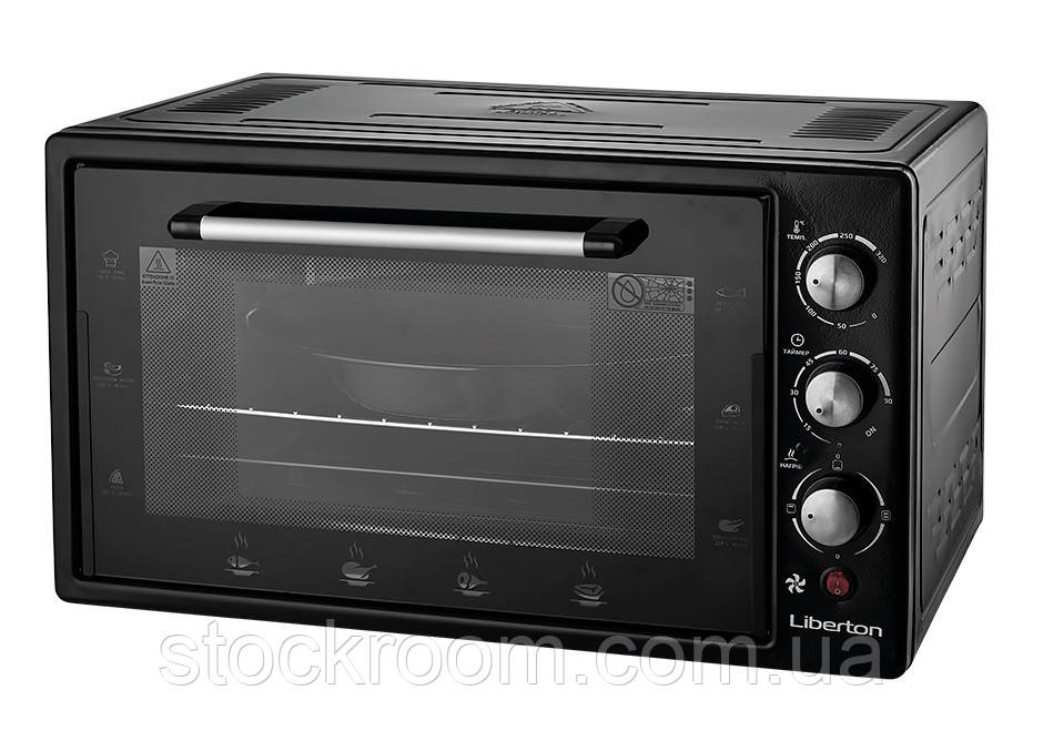 Духовка електрична Liberton LEO 482 Black настільна