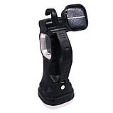Ліхтар Quantum кемпінговий перезарядний Stalker 3W LED + COB solar з USB, фото 4