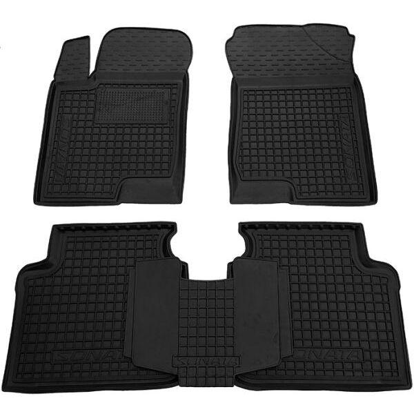 Резінові килимки в салон Hyundai Sonata NF 2005-2010, фото 1