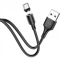 Магнитный кабель USB HOCO для зарядки черный