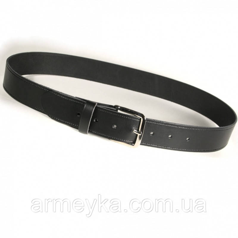 Ремінь Брючний 1 1/2 inch belt (3,8 см.) чорна шкіра Оригінал Британія талія до 80 см., Нове