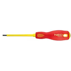 Викрутка Neo Tools 04-052 Red Orange шліцева, 3.0 x 100 мм, (1000 В), CrMo