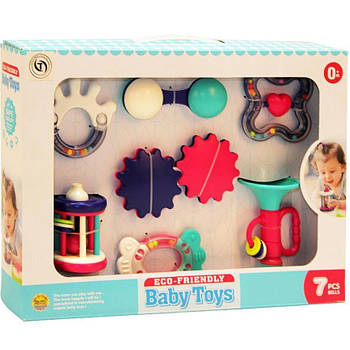 Набір брязкалець "Eco Friendly Baby Toys" (7 штук) арт. 84834
