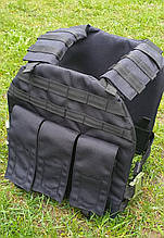 Розвантажувальна система плитоноска Plate Carrier у чорному кольорі