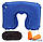 Дорожня надувна подушка для подорожей Silenta (blue) + Маска + Беруші + Чохол!, фото 5