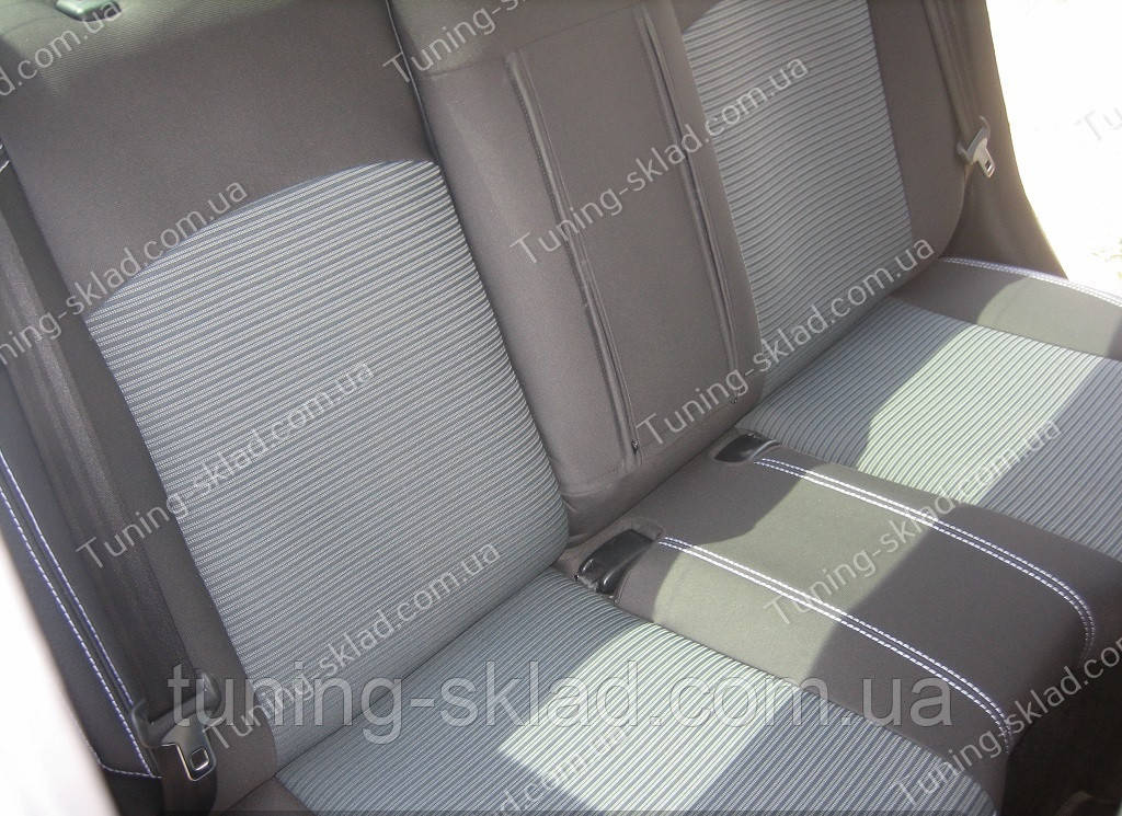 Чохли на сидіння Мазда 3 1 (чохли з екошкіри Mazda 3 1 стиль Premium), фото 1