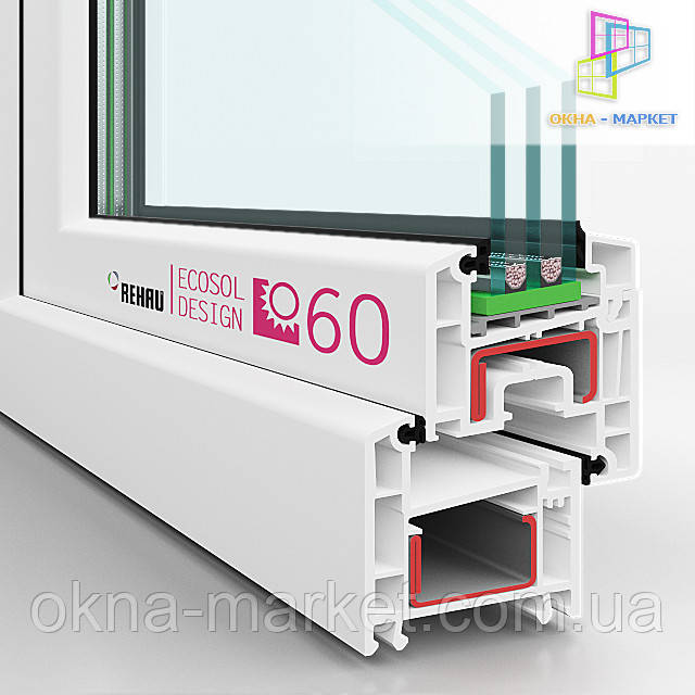 Ціни на вікна Rehau 60 у віконній фірмі Доступний варіант ― вікна Rehau 60 (044) 227-93-49