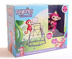 Комплект Fingerlings Jungle Gym PlaySet інтерактивна мавпочка Aimee 196740