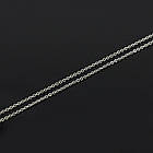 Намисто зі Стерлінгового Серебра, Ланцюг, Плетіння Якісне, Застібка Пружинне кільце, Платина, 1 шт, фото 3