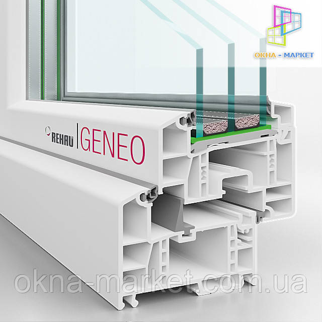 Металопластикові вікна Rehau Geneo ціна у фірмі Якісні вікна ПВХ Rehau Geneo (044) 227-93-49