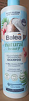 Шампунь Balea 400 мл безсульфатний Natural Beauty mit Bio-Hibiskus-Extrakt und Cocosmilch