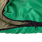 Спальний мішок-ковдра з капюшоном SP-Sport UR зелений, фото 4