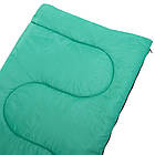 Спальний мішок-ковдра з підголівником SP-Sport UR зелений, фото 5