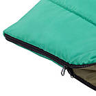 Спальний мішок-ковдра з підголівником SP-Sport UR зелений, фото 6