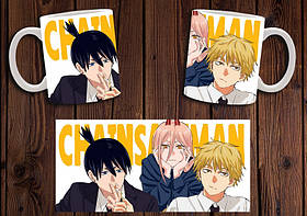 Чашка "Chainsaw Man" / Кружка Людина бензопила №2