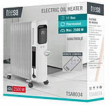 Масляний обігрівач  Teesa 8034 2500 W 11 ребер, фото 8