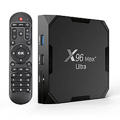 X96 Max+ Ultra 4/64 | S905X4 | Smart TV Box | Android 11 | Смарт ТВ Приставка (+ Налаштування)