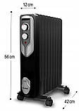 Масляний обігрівач  Floria ZLN3659 2000 W 9 ребер, фото 4