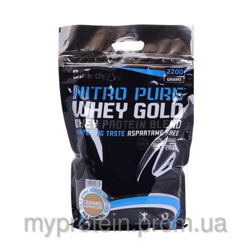 Протеин Нитро Пур Вей Голд Nitro Pure Whey Gold (908 g ) Biotech - фото 1 - id-p267193609