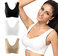 Набор бесшовных бюстгальтеров Ahh Bra 3 шт L XXL