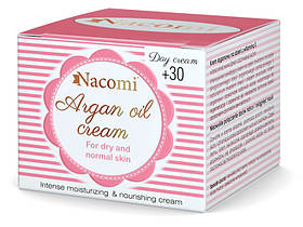 Денний крем для обличчя Nacomi Argan Oil Cream 30+ 50 мл