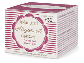 Нічний крем для обличчя Nacomi Argan Oil Cream 30+ 50 мл