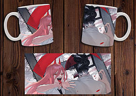 Чашка "Chainsaw Man" / Кружка Людина бензопила №4