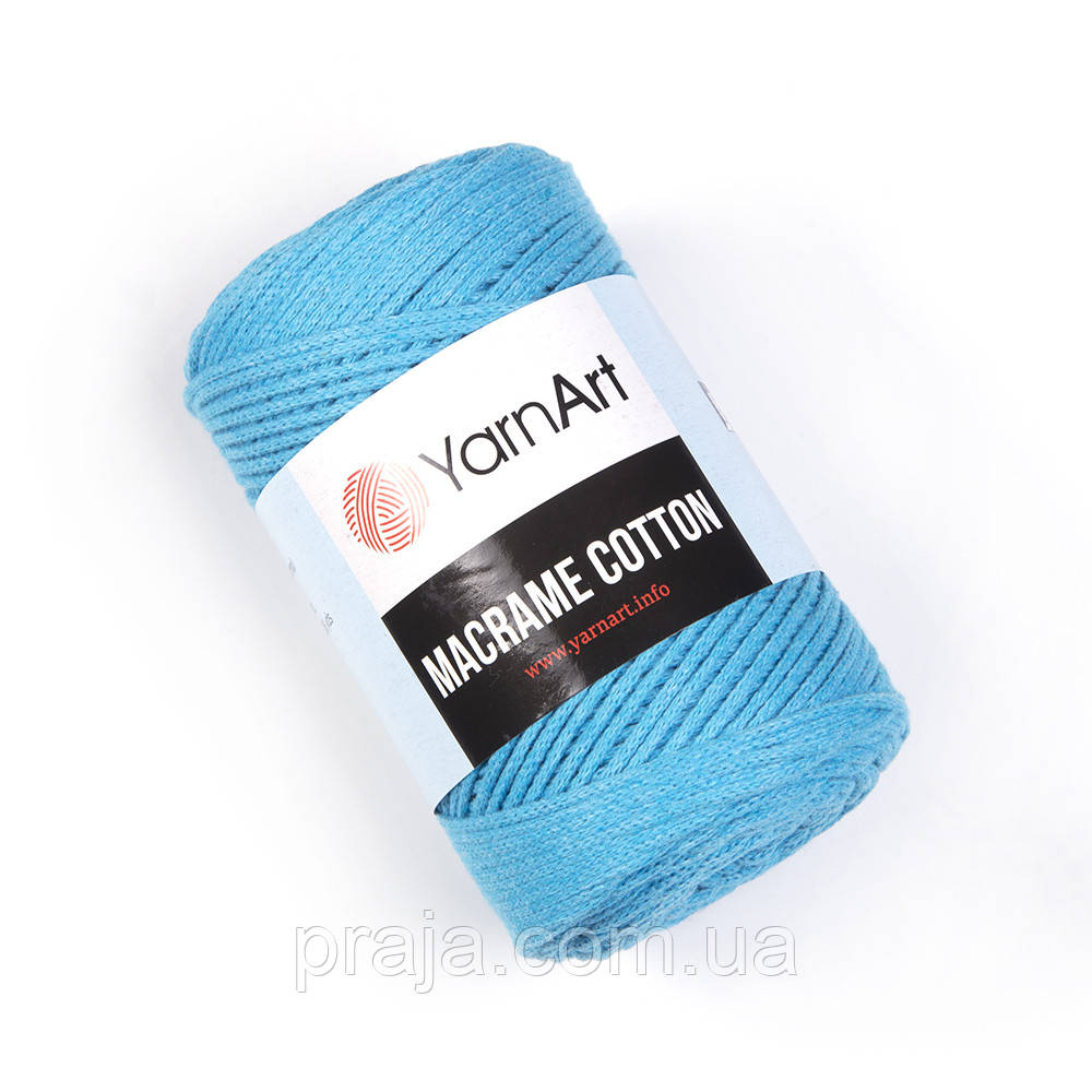 YarnArt Macrame Cotton — 763 блакитний