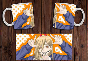 Чашка "Chainsaw Man" / Кружка Людина бензопила №6