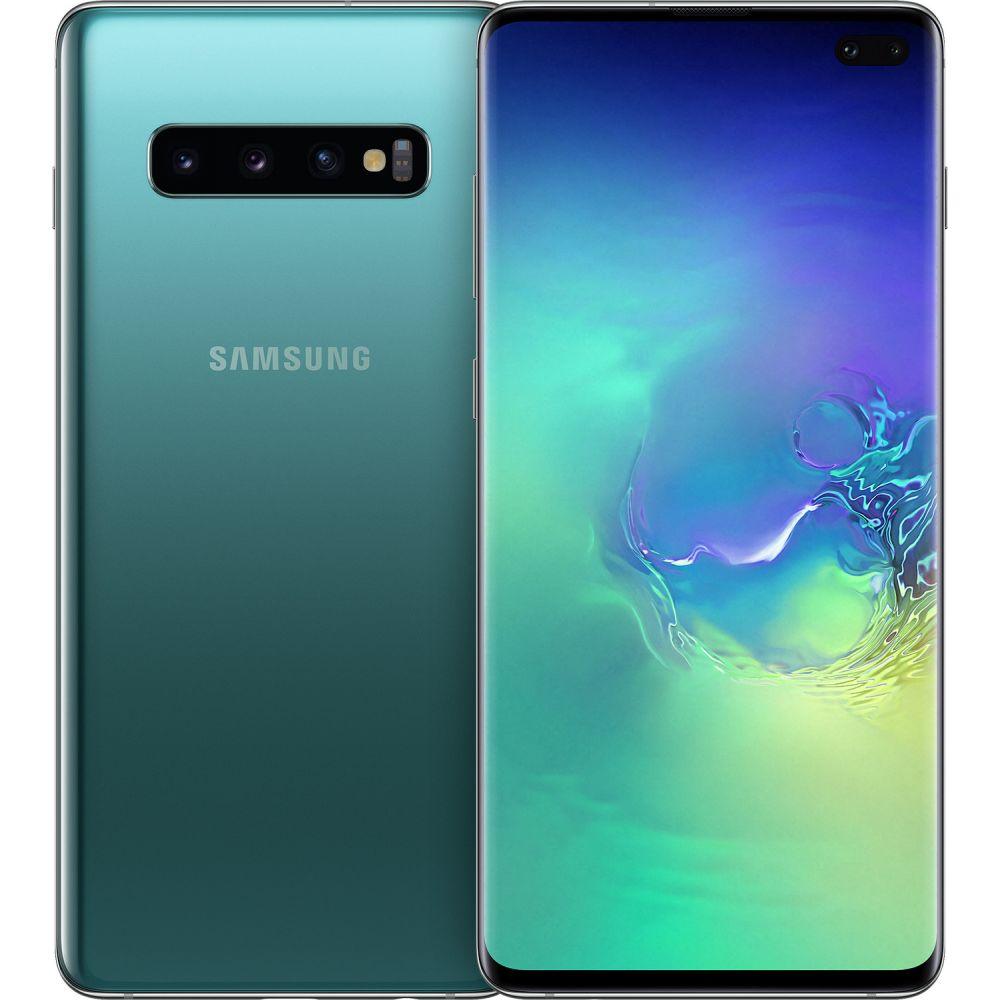 Смартфон Samsung Galaxy S10+ Duos (SM-G975F/DS) 512Gb Prism Green, Dynamic AMOLED, NFC, 2 сім, Гарантія 12 місією.