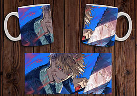 Чашка "Chainsaw Man" / Кружка Людина бензопила №7
