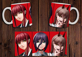 Чашка "Chainsaw Man" / Кружка Людина бензопила №9