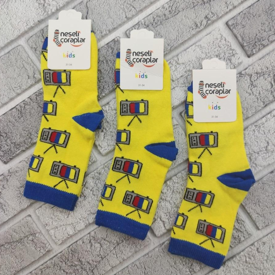 Шкарпетки дитячі високі весна/осінь малюнок нар. 31-34 ароматизовані Neseli Coraplar 20036621, фото 1