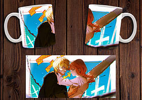 Чашка "Chainsaw Man" / Кружка Людина бензопила №12