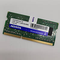 Оперативна пам'ять для ноутбука ADATA SODIMM DDR3 4Gb 1600MHz 12800S 1Rx8 CL11 (AD3S1600W4G11-B) Б/В