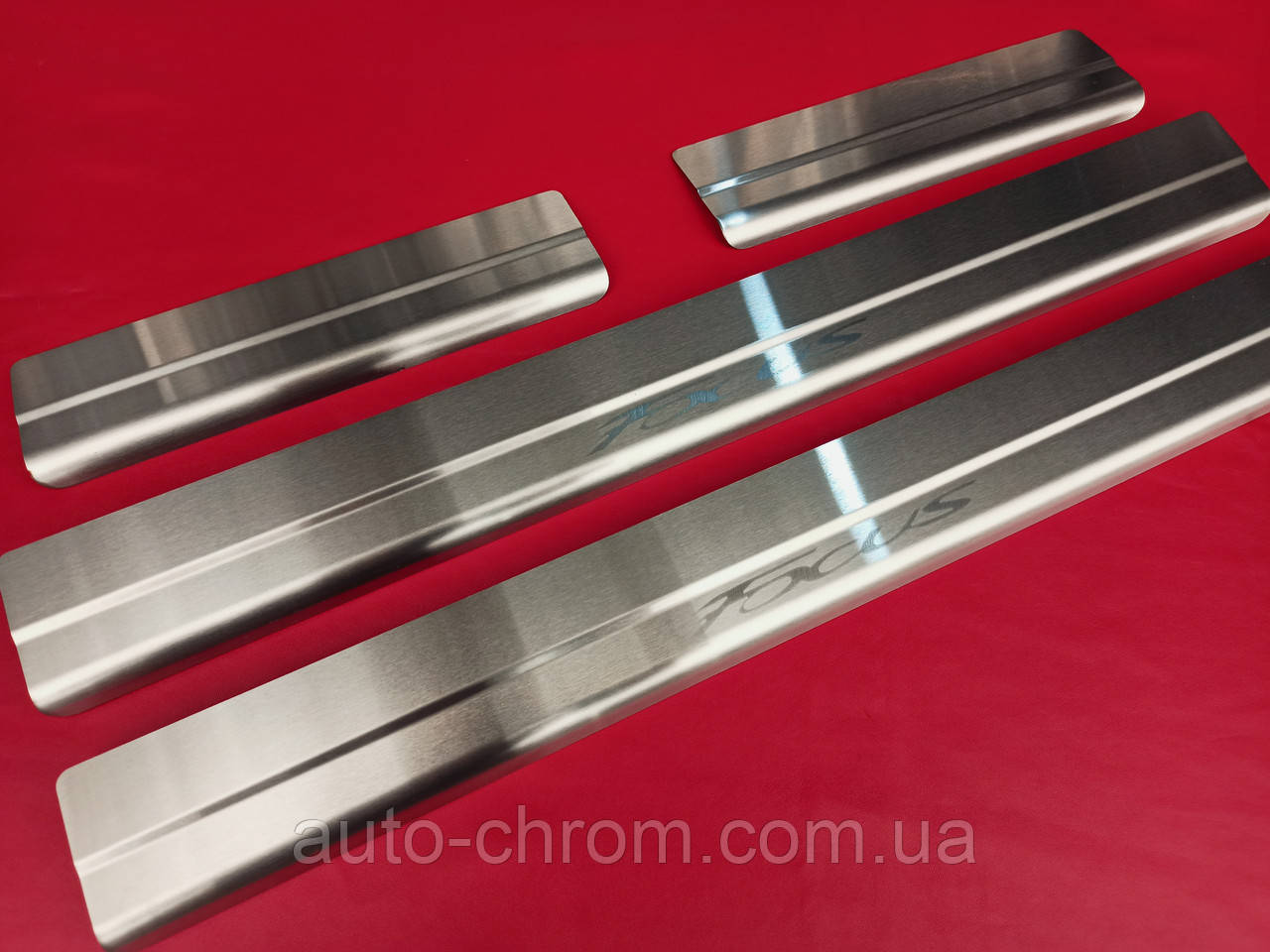 Накладки на пороги стандарт FORD FOCUS 3, фото 1