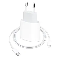 Комплект быстрой зарядки для iPhone WUW T12 (Адаптер питания 20W и кабель USB-C - Lightning)