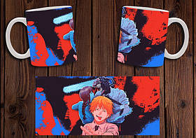 Чашка "Chainsaw Man" / Кружка Людина бензопила №16